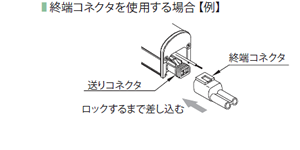 終端コネクタ